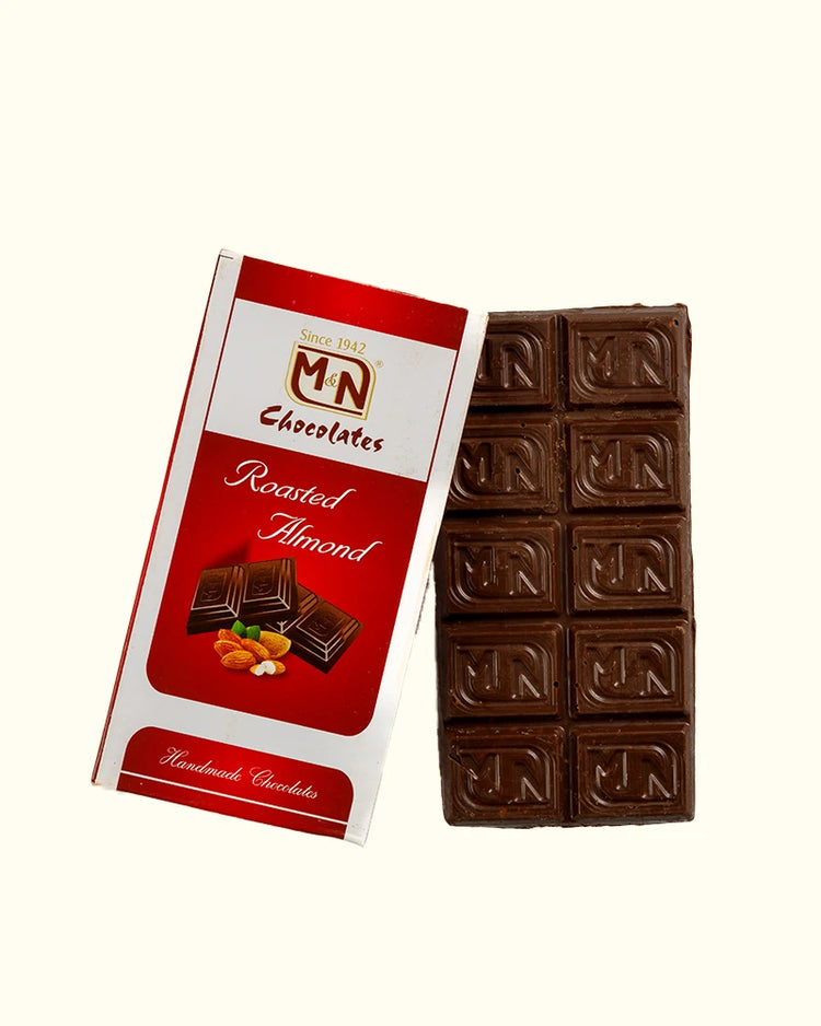 Roasted Almond 100gms Chocolate Bar