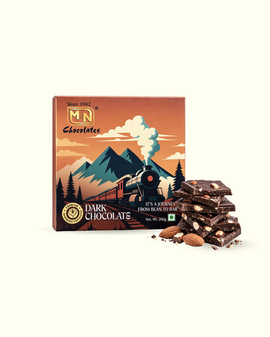 Dark Almond 200gms Bar