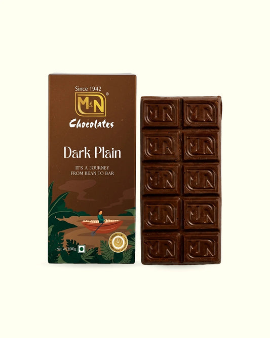 Dark Plain 100gms Bar