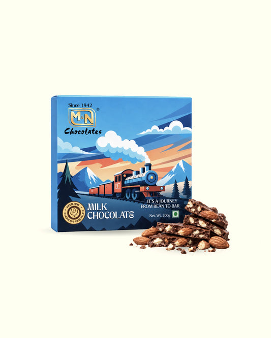 Roasted Almond 200gms Bar