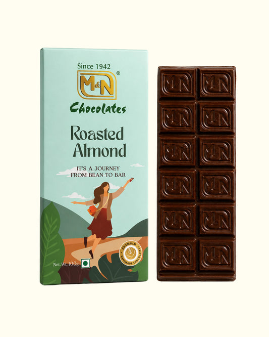 Roasted Almond 100gms Chocolate Bar